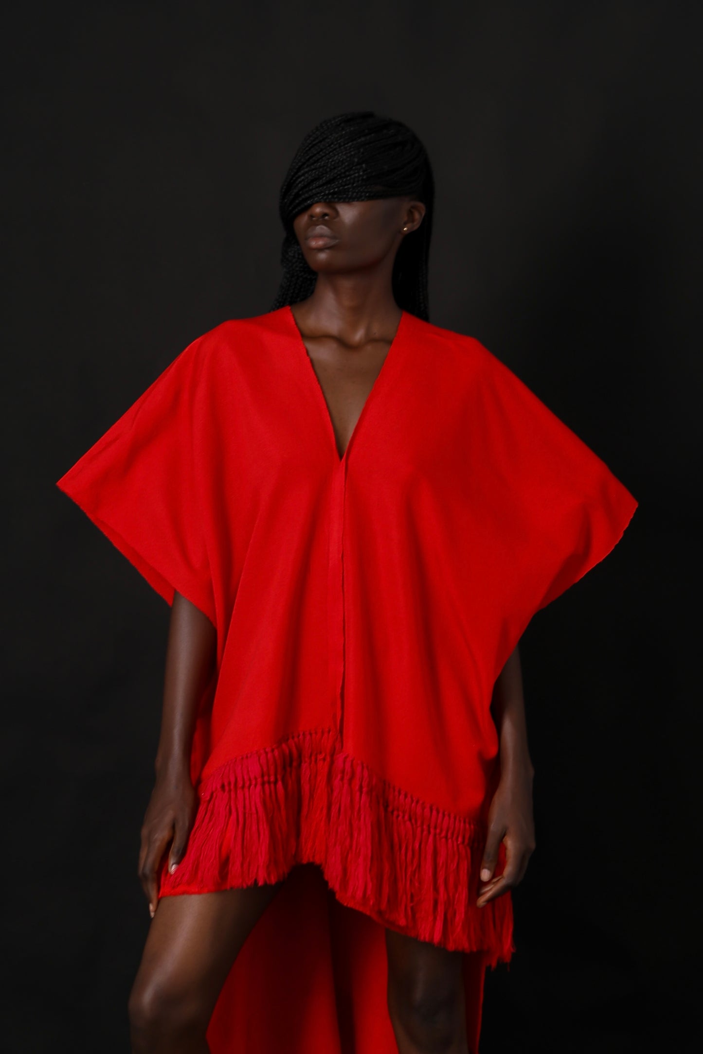 Amma High Low Red