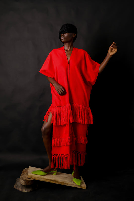 Amma Long Red