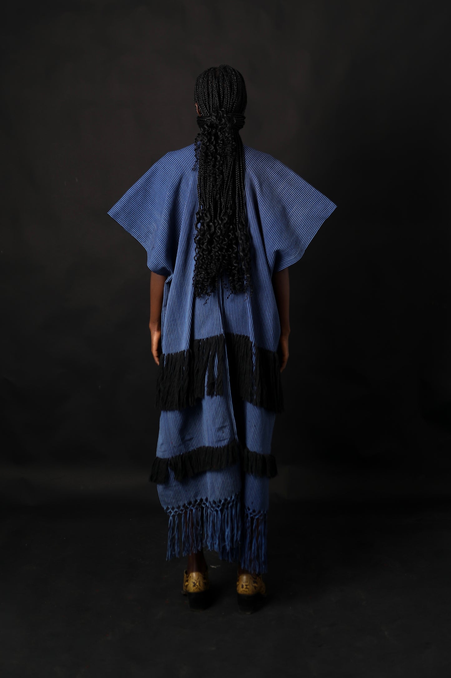 Amma Blue Stripe Long